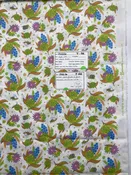 010226-F-AA Bouquets & snails, Quilting Cotton; 44" wide, by the yard — FabMo