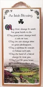 An Irish Blessing Plaque - Wood - c5x10