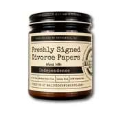 Malicious Women Candle Co - Freshly Signed Divorce Papers - Infused with Independence
