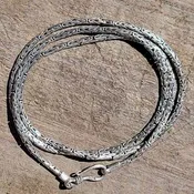 18″ – 2mm .925 Sterling Silver Byzantine Chain