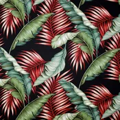 Banana Leaf Black – Barkcloth