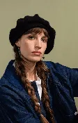 Cashmere Beret | Black