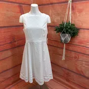 Calvin Klein Women's White Dress