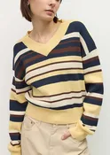 Alfie Striped Cotton Blend Sweater