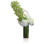 Green and white Flower Tower