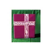 006630 Ceremonial Binder Deep Violet/with SILVER FOIL