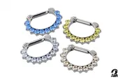 Industrial Strength - Titanium Odyssey Clicker Hinge Ring — SUBA Piercing & Fine Jewelry
