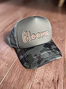 blooms - Trucker Hat - Camo & Peach — all things flowers