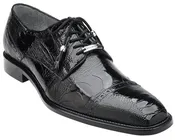 Belvedere 'Batta' Catalog Ostrich Leg Lace-Up Shoes