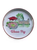 Arkansas Landmark Round Tray