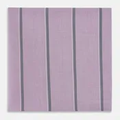 Antique Pink Track Stripe Hand-Rolled Handkerchief