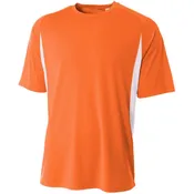 A4 Men's Performance Color Block Crew Shirt