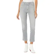 Wholesale 7 For All Mankind High-Waist Cropped Straight in Lefthand Bergamot Grey Lefthand Bergamot Grey 26