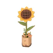 3D Wooden Puzzle Model Kit | Sunflower
