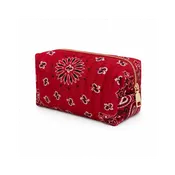Bandana Cosmetic Case in Red