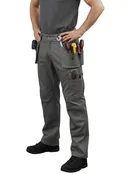 Mens Tactical Pants Elasticated Waist Water Resistant Cargo Pants for Men Work Construction Relaxed Fit (32 Length)