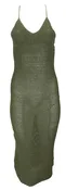 Acacia Zola Crochet Dress in Loden