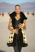 Bitcoin Queen Fur Vest