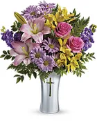 Bright Life Cross Bouquet