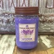 Lavender- Mason Jar Candle — Liberty Vintage Marketplace