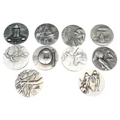 Salvador Dali Pure Silver Medals/Coins of Ten Commandments  - LU913640011102 — ARTISAN LAMP