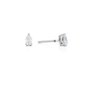 0.5 Carat Pear Lab Grown Diamond Stud Earrings