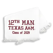 12th Man Texas A&M Embroidered Class of 2029 Towel