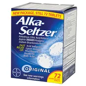 Alka Seltzer, Stomach and Pain Reliever, Effervescent Tablets, 36/2’s Box NEW ITEM!