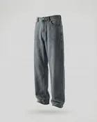 Denim Balloon Pants