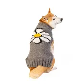 Big Daisy Wool Sweater-FINAL SALE