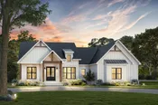 Farmhouse Style House Plan - 3 Beds 2 Baths 1794 Sq/Ft Plan #430-407