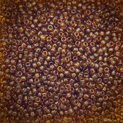 Japanese Glass Seed Beads Size 11/0-134 Transparent Dark Topaz