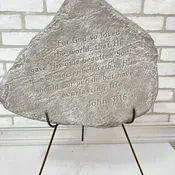 John 3:16  Memorial Stone