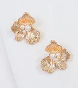 Alice Pearl Flower Earrings