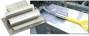 Buyers Products SH675SS Shovel Holder, Stainless Steel, Plain, Dump Truck Class Heavy