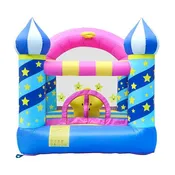 Seaich Bounce House Star Bouncer with Air Blower | 7.4 x 7.2 x 7 ft Inflatable Indoor Outdoor Jumping Playhouse | Kids Bouncy House for Playgrounds, Party, Ball Pit Playset