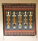 37-44" Custom Quilt and Rug Hanger - Several Finishes - Original