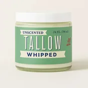 100% Grass Fed Whipped Tallow - 24 OZ