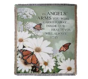 IN ANGELS ARMS TAPESTRY THROW