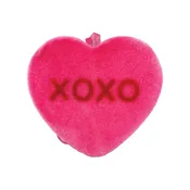12" Flocked Conversation Heart - Hot Pink XOXO