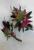 Black with Succulents — Jil's Flower Haus