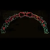 10′ Bow Arch Holiday Light Display