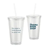 Drama Book Shop Clear Tumbler