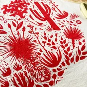 Cactus Kitchen Towel