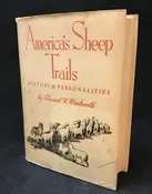 Author-Signed America’s Sheep Trails Hardcover, 1948 Copyright | 23521