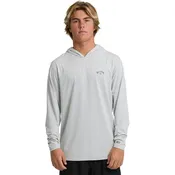 Billabong Men’s Arch Mesh Hooded Long Sleeve - Silver