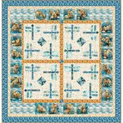 A Capybara Kind of Day Quilt TWW-1140e - Downloadable Pattern