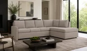 American Leather Bentley Comfort Sectional Sleeper Sofa In Queen Plus Size