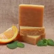 Spearmint Orange Goatsmilk Soap