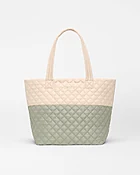 Agave Green/Buff Medium Metro Tote Deluxe